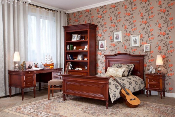 Молодежная спальня из натурального дерева Signoria