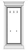 Панель вешалка П-022 (черешня)